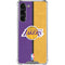 NBA Los Angeles Lakers Canvas Galaxy S24 FE Clear Case