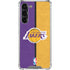 NBA Los Angeles Lakers Canvas Galaxy S24 FE Clear Case