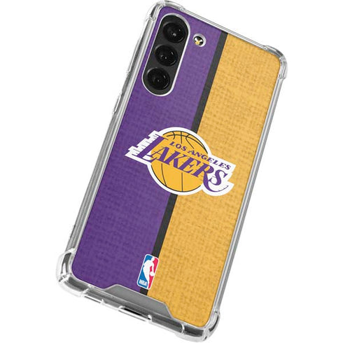 NBA Los Angeles Lakers Canvas Galaxy S24 FE Clear Case