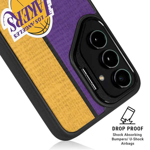 NBA Los Angeles Lakers Canvas Galaxy S25 Kickstand Case