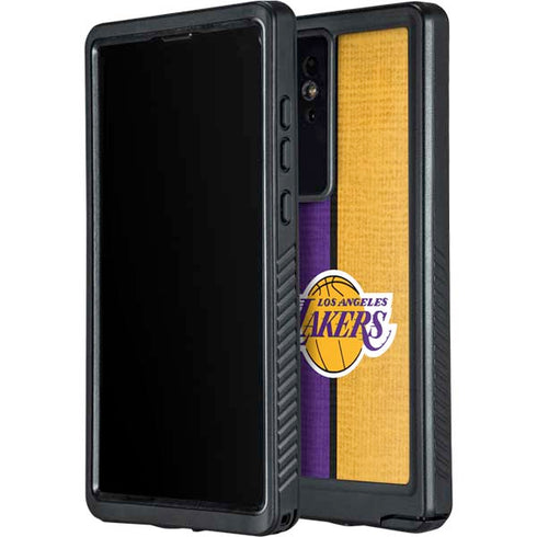 NBA Los Angeles Lakers Canvas Galaxy S24 Ultra Waterproof Case