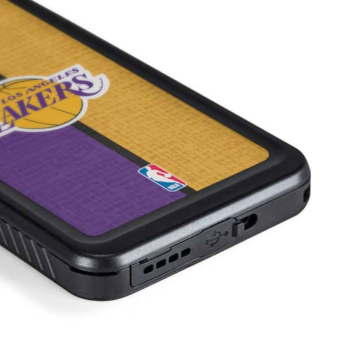NBA Los Angeles Lakers Canvas Galaxy S24 Waterproof Case