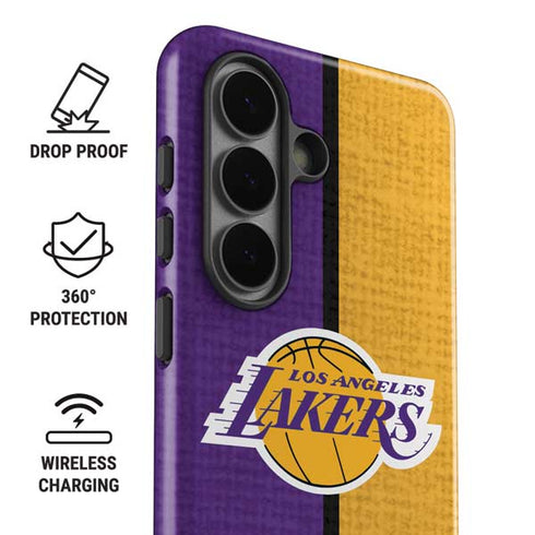 NBA Los Angeles Lakers Canvas Galaxy S26 Plus Impact Case