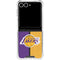 NBA Los Angeles Lakers Canvas Galaxy Z Flip7 Clear Case