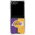 NBA Los Angeles Lakers Canvas Galaxy Z Flip7 Clear Case
