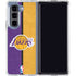 NBA Los Angeles Lakers Canvas Galaxy Z Fold5 5G Clear Case
