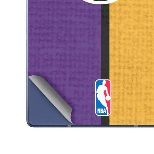NBA Los Angeles Lakers Canvas Galaxy Z Fold6 Skin