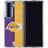 NBA Los Angeles Lakers Canvas Galaxy Z Fold7 Clear Case