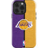 NBA Los Angeles Lakers Canvas iPhone 15 Pro Impact Case
