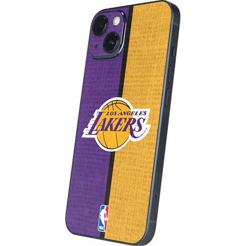 NBA Los Angeles Lakers Canvas iPhone 15 Skin