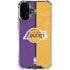 NBA Los Angeles Lakers Canvas iPhone 16 Clear Case
