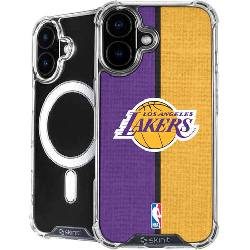 NBA Los Angeles Lakers Canvas iPhone 16 MagSafe Case