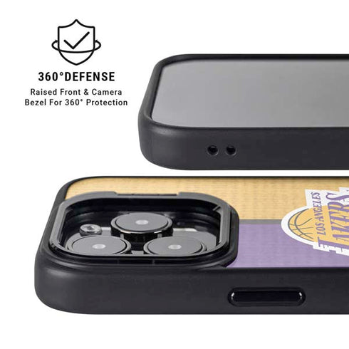 NBA Los Angeles Lakers Canvas iPhone 16 Pro Kickstand Case