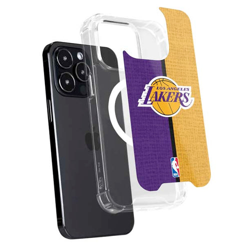 NBA Los Angeles Lakers Canvas iPhone 16 Pro MagSafe Case