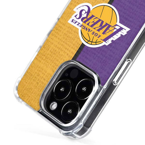 NBA Los Angeles Lakers Canvas iPhone 16 Pro MagSafe Case
