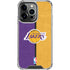 NBA Los Angeles Lakers Canvas iPhone 16 Pro Max Clear Case
