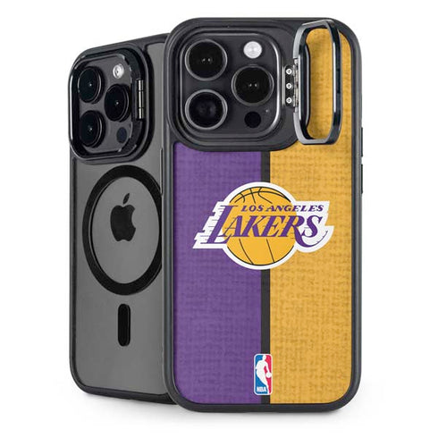 NBA Los Angeles Lakers Canvas iPhone 16 Pro Max Kickstand Case