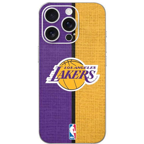 NBA Los Angeles Lakers Canvas iPhone 16 Pro Skin