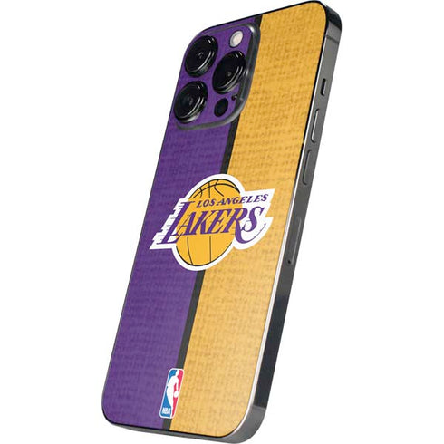 NBA Los Angeles Lakers Canvas iPhone 16 Pro Skin