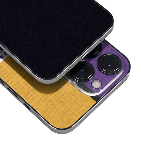 NBA Los Angeles Lakers Canvas iPhone 16 Pro Skin