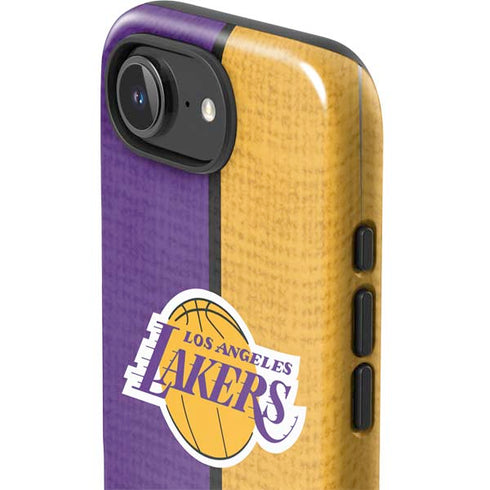 NBA Los Angeles Lakers Canvas iPhone 16e Impact Case