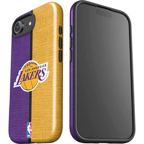 NBA Los Angeles Lakers Canvas iPhone 16e Impact Case