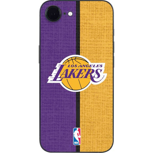 NBA Los Angeles Lakers Canvas iPhone 16e Skin