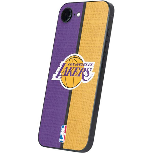 NBA Los Angeles Lakers Canvas iPhone 16e Skin