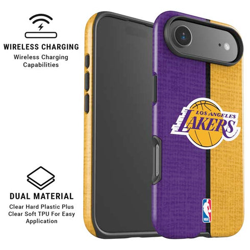 NBA Los Angeles Lakers Canvas iPhone 17 Air Magsafe Impact Case