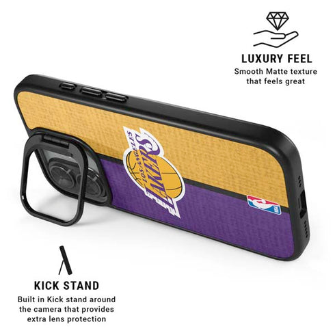 NBA Los Angeles Lakers Canvas iPhone 17 Kickstand Case