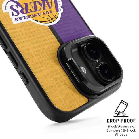 NBA Los Angeles Lakers Canvas iPhone 17 Kickstand Case