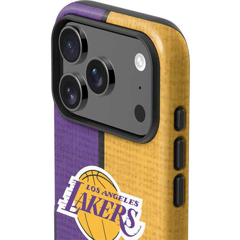NBA Los Angeles Lakers Canvas iPhone 17 Pro Impact Case