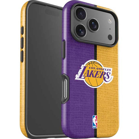 NBA Los Angeles Lakers Canvas iPhone 17 Pro Impact Case