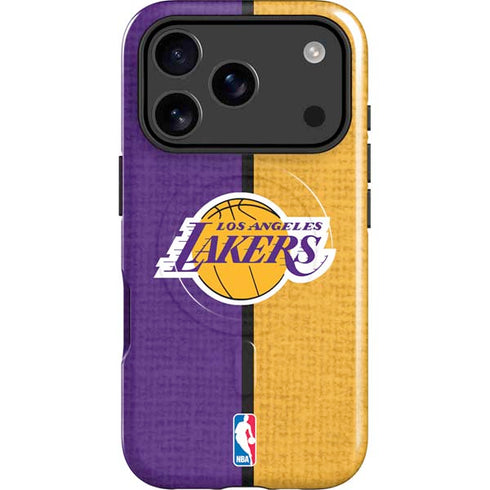 NBA Los Angeles Lakers Canvas iPhone 17 Pro Max Magsafe Impact Case
