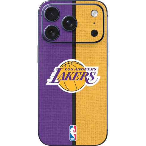 NBA Los Angeles Lakers Canvas iPhone 17 Pro Max Skin