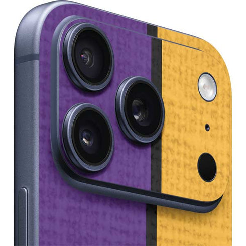NBA Los Angeles Lakers Canvas iPhone 17 Pro Skin