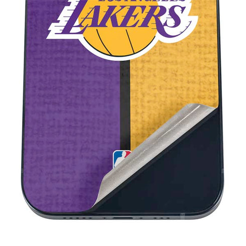 NBA Los Angeles Lakers Canvas iPhone 17 Pro Skin
