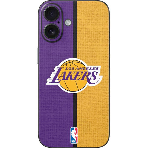 NBA Los Angeles Lakers Canvas iPhone 17 Skin