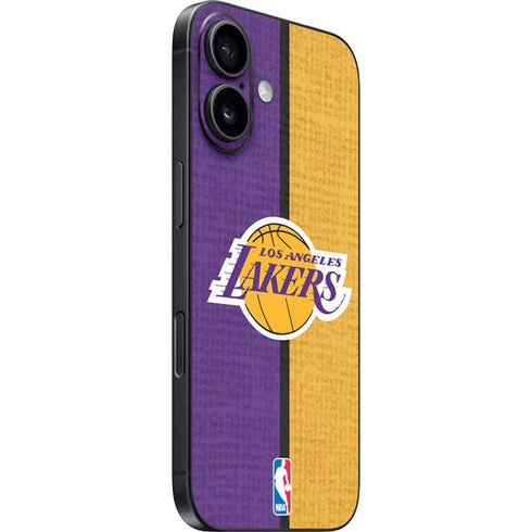 NBA Los Angeles Lakers Canvas iPhone 17 Skin