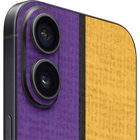 NBA Los Angeles Lakers Canvas iPhone 17 Skin