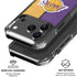 NBA Los Angeles Lakers Canvas iPhone 18 Pro Clear Case