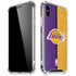 NBA Los Angeles Lakers Canvas iPhone X/XS Clear Case