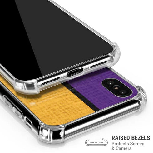 NBA Los Angeles Lakers Canvas iPhone X/XS Clear Case