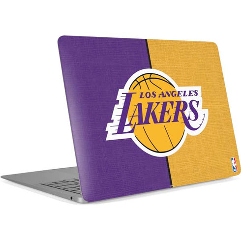 NBA Los Angeles Lakers Canvas Apple MacBook Air Skin