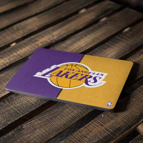 NBA Los Angeles Lakers Canvas Apple MacBook Air Skin