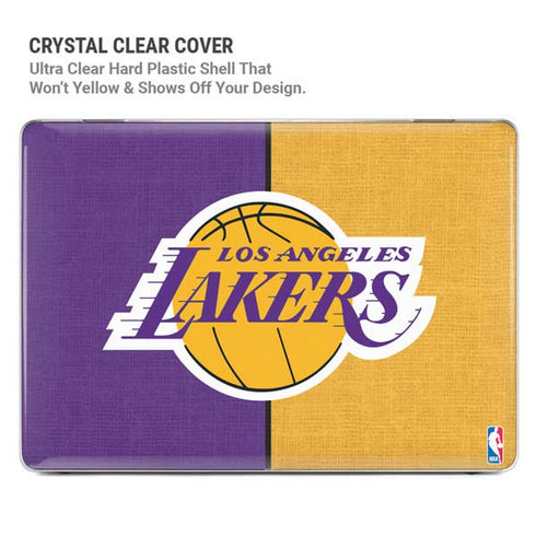 NBA Los Angeles Lakers Canvas MacBook Pro 14in (2021-24) Case plus Skin