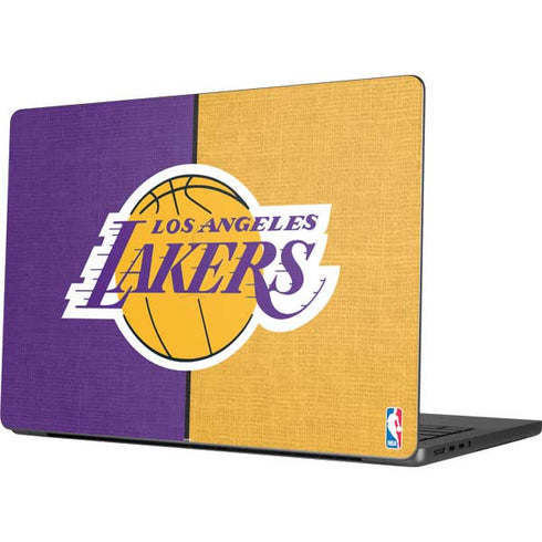 NBA Los Angeles Lakers Canvas Apple MacBook Pro 14-inch Skin