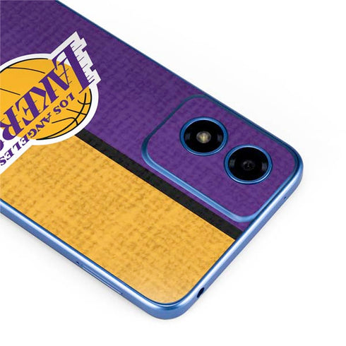NBA Los Angeles Lakers Canvas Moto G Play 4G (2024) Skin