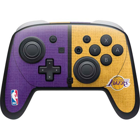 NBA Los Angeles Lakers Canvas Nintendo Skins