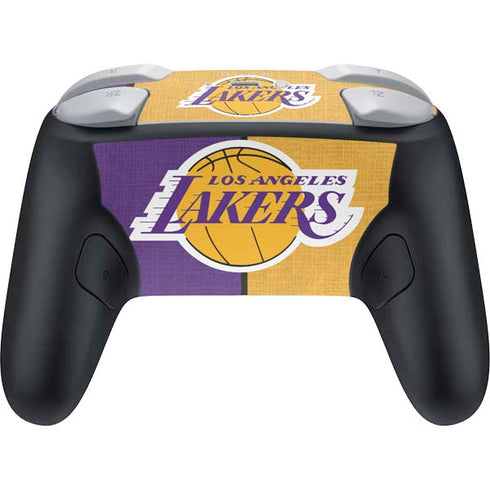 NBA Los Angeles Lakers Canvas Nintendo Switch 2 (2025) Pro Controller Skin
